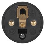 Legrand vidlica priama s úchytom, čierna