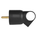 Legrand vidlica priama s úchytom, čierna