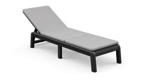 Lehátko Keter Mallorca grafitové s polstrom
