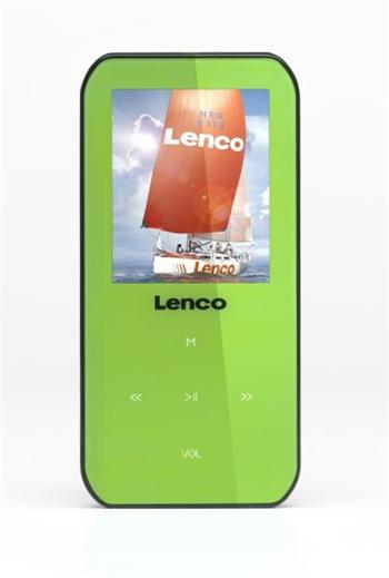 LENCO Xemio 655 - green - MP3/MP4 prehrávač, 4GB + microSD slot