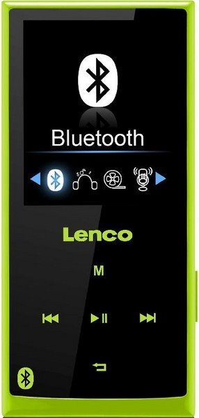 Lenco Xemio 760 green MP3/MP4 prehrávač s bluetooth, 8GB + microSD slo