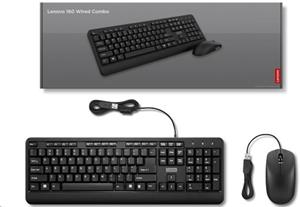 Lenovo 160 Wired Combo, set klávesnica a myš, (rozbalené)