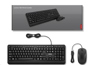 Lenovo 160 Wired Keyboard, (rozbalené)