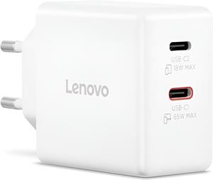 Lenovo Dual USB-C 65W GaN Charger