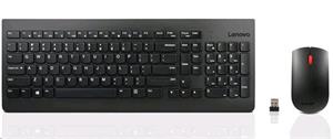 Lenovo Essential Set, bezdrôtový set klávesnica + myš, čierny