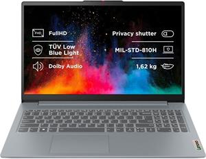 Lenovo IdeaPad Slim 3 15AMN8, 82XQ01ANCK, sivý