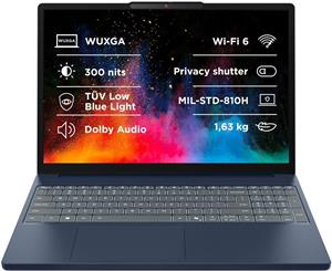 Lenovo IdeaPad Slim 3 15IRH10, 83K101JUCK, modrý