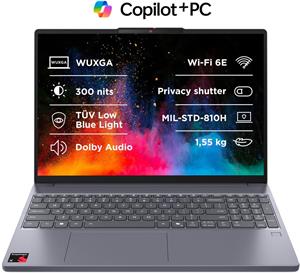 Lenovo IdeaPad Slim 3 15Q8X10, 83N3001PCK, sivý