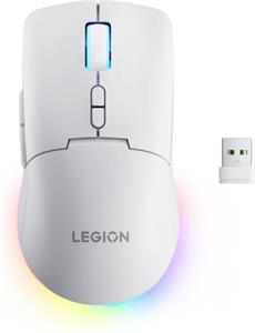 Lenovo Legion M220, bezdrôtová RGB herná myš, biela