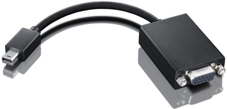 Lenovo prepojovací kábel, Mini-DisplayPort - VGA, čierny