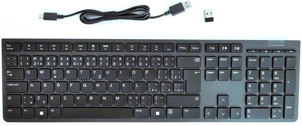 Lenovo Professional, bezdrôtová klávesnica, sivá