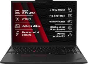 Lenovo ThinkPad T16 Gen 4, 21QE004VCK, čierny