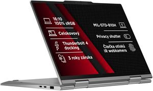 Lenovo ThinkPad X1 2-in-1 Gen 9, 21KE003FCK, sivý