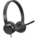 Lenovo USB-A Wired Stereo On-Ear Headset