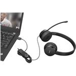 Lenovo USB-A Wired Stereo On-Ear Headset