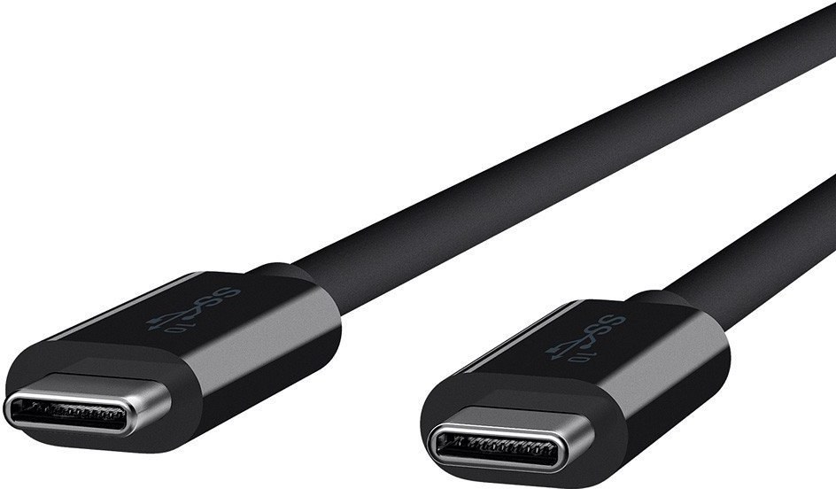 Lenovo USB C-C kábel M/M, 2.0m, prepojovací, čierny