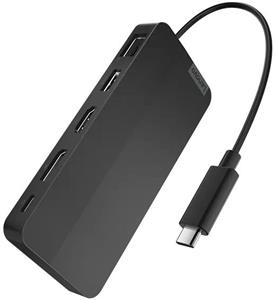 Lenovo USB-C Dual Display Travel Dock, 40B90000WW, čierny