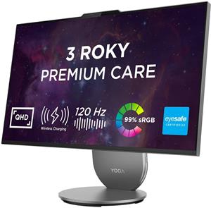 Lenovo Yoga AIO 27IAH10, F0J20014CK, sivý