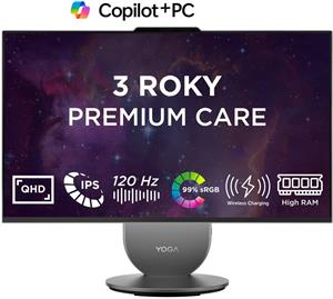 Lenovo Yoga AIO 27IPH11, F0JR000MCK, Luna Grey