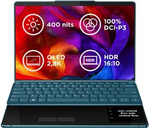 Lenovo Yoga Book 9 13IMU9, 83FF000PCK, Tidal Teal