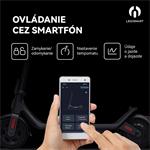 LEQI A6S Pro, e-kolobežka, biela