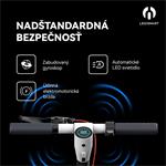LEQI A6S Pro, e-kolobežka, biela