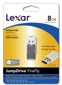 Lexar JumpDrive FireFly 8GB, grafitový