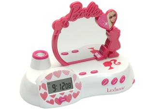LEXIBOOK Barbie RP300BB Radio Alarm Clock Projector
