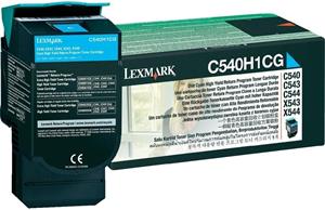 Lexmark 0C540H1CG, cyan, 2000strán