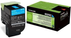 Lexmark 80C2SC0, cyan, 2000strán