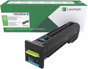 Lexmark - Azurová - originální - kazeta s barvivem LCCP, LRP - pro Lexmark CS820, CX820, CX825, CX860