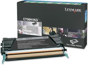 Lexmark C736H1KG, čierna, 12000strán