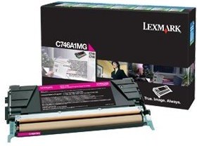 Lexmark C746A1MG, magenta, 7000strán