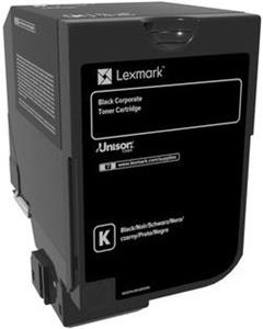 Lexmark - Černá - originální - kazeta s barvivem LCCP, Lexmark Corporate - pro Lexmark CS720de, CS720dte, CS725de, CS725dte, CX72