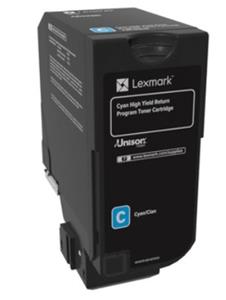 Lexmark Cyan High Yield Return Programme Toner Cartridge 12K