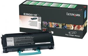 Lexmark E260A11E, čierny, 3500 strán