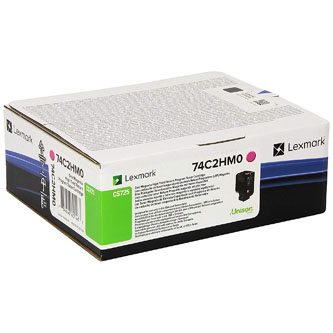 Lexmark originál toner 74C2HM0, magenta, 12000 strán