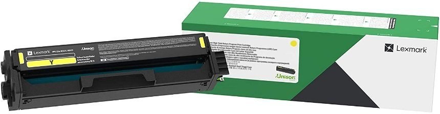 Lexmark originál toner C332HY0, žltý, 2500 strán