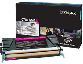 Lexmark originál toner C748H2MG, magenta, 10 000 strán