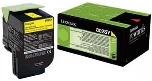 Lexmark originál tonerová kazeta 80C2SYE, žltý,  2000 strán