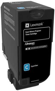 LEXMARK toner CS720, CS725, CX725 Cyan Return Programme Toner Cartridge