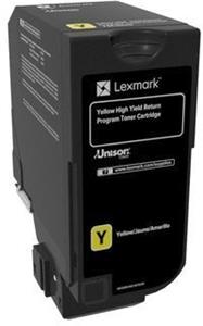 Lexmark tonerová kazeta 74C2HY0, žltá, 12 000 strán
