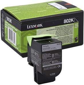 Lexmark tonerová kazeta 80C20K0, čierna, 1 000 strán
