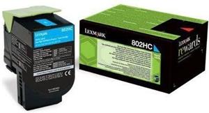 Lexmark tonerová kazeta 80C2HCE, azúrová, 3000 strán