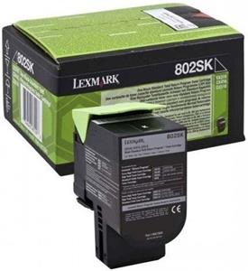 Lexmark tonerová kazeta 80C2SK0, čierna, 2500 strán