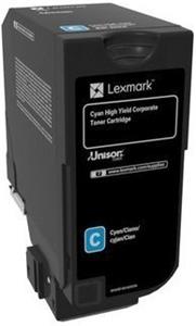 Lexmark tonerová kazeta 84C2HCE, azúrová, 16 000 strán