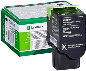 Lexmark tonerová kazeta C232HK0, čierna, 3000 strán