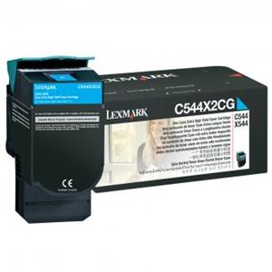 Lexmark tonerová kazeta C544X2CG, cyan, 4000 strán