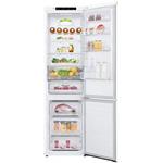 LG GBB62SWGFN, chladnička kombinovaná, biela