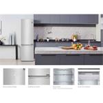 LG GBB62SWGFN, chladnička kombinovaná, biela